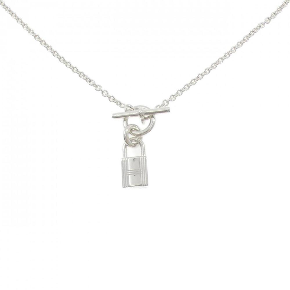 HERMES Silver Necklace